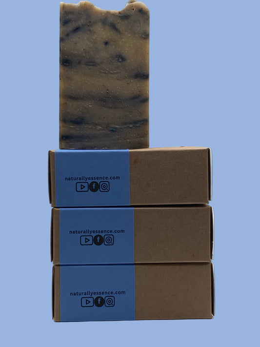 Infused Butterfly Banana Oat Soap Bar