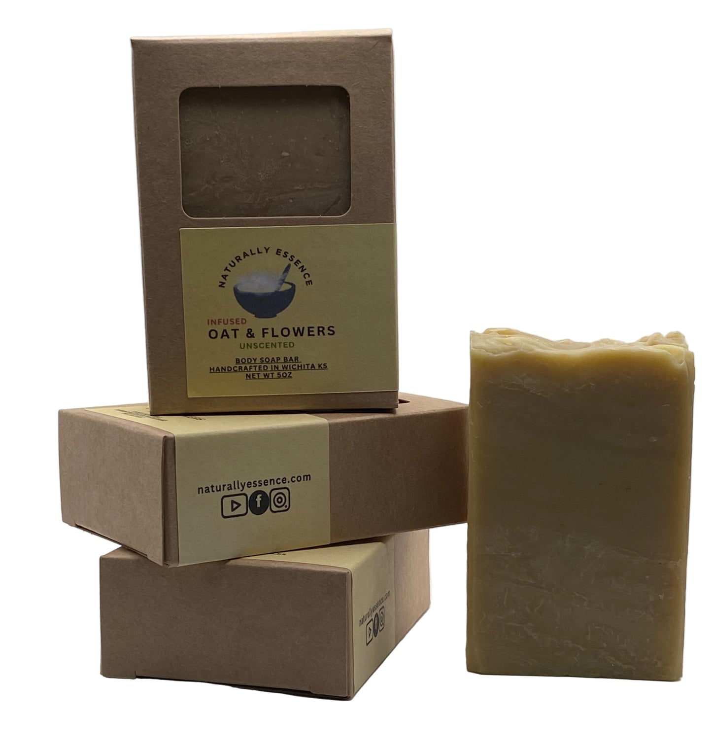 Infused Oat & Flowers Soap Bar