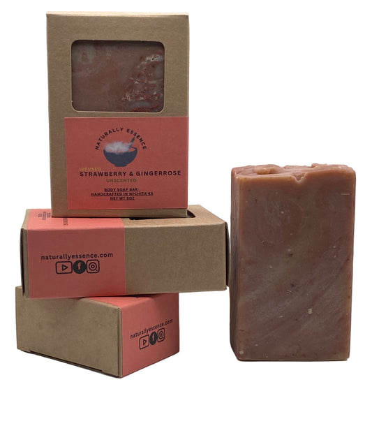 Infused Strawberry & GingerRose Soap Bar